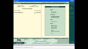Cost Centre in Tally ERP 9