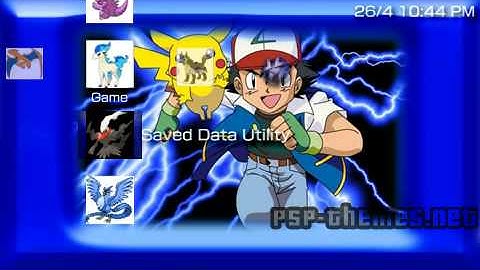 PSP Theme Pokmon theme PSP-Themes.NET
