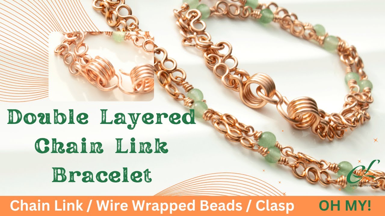 3 in 1 Jewelry Tutorial⚡️Double Chain Link Bracelet