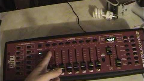 Basic DMX programing on a Chauvet Colorpalette part 1