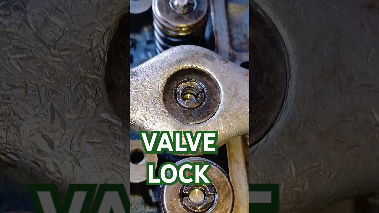 Valve lock close up. 