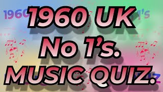 1960 UK No. 1's  Music Quiz. All the No 1s from 1960 Name the song from the 10 second intro. by Kevsquizzes 441 views 1 month ago 13 minutes, 57 seconds