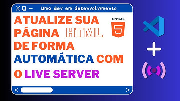APRENDA A USAR O LIVE SERVER NO VISUAL STUDIO CODE