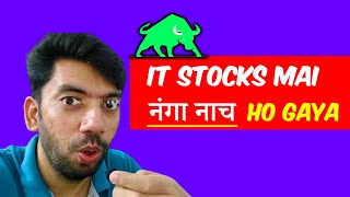 Nanga Naach In It Shares Of Stock Market  Tcs  Infosys  Sonata Software  Mphasis