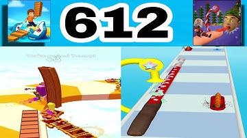 Shortcut run vs Nail Stack :All Levels Gameplay Android ,ios Part (612)