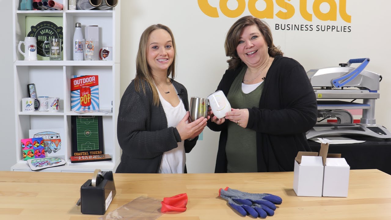 How to Sublimate a Wine Tumbler YouTube