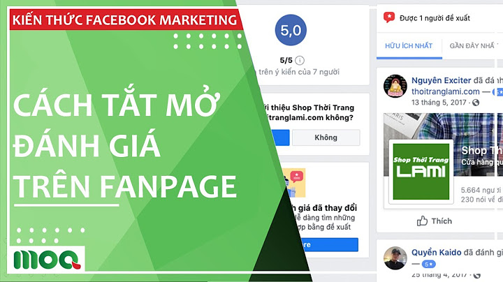 Cách mở review trang trên facebook