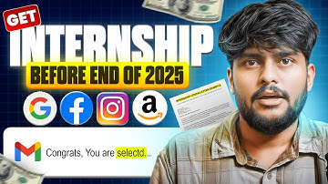 How to Get Internship in 2025 || Telugu