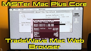 MiSTer Mac Plus Core - TradeWave Mac Web Browser