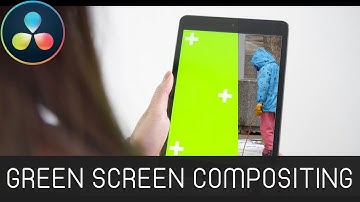 Green screen compositing in Fusion | Davinci Resolve Tutorial