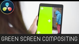Green screen compositing in Fusion | Davinci Resolve Tutorial