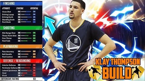 Klay Thompson Build on NBA 2K20 is UNSTOPPABLE! Best Build NBA 2K20 Best SG BUILD!