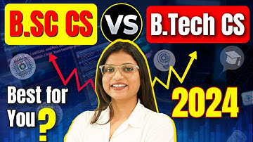 🤯B.Tech CS vs BSc CS 2024! Choose Your Future! Eligibility, Fees & Top Colleges💥 #BTechCS #BScCS