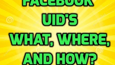 Where to Find Facebook User ID