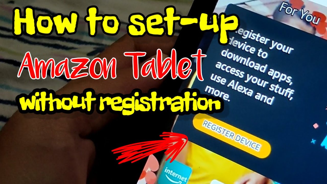 How To Setup Amazon Tablet Without Registration | Easy Setup | My Kingkulitan