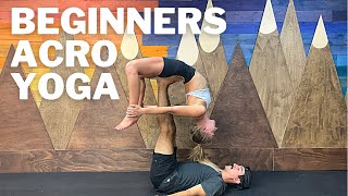 Acroyoga for beginners (back fly)