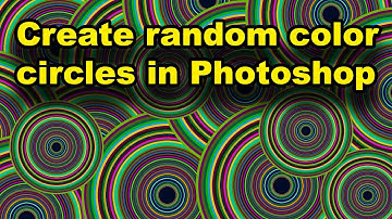 Photoshop : How To Random Color Circle Effect Tutorial | Graphicxtras
