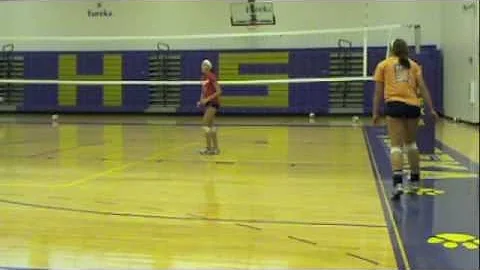 Rebecca Tipton Volleyball Skills  9-3-10
