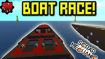 HOVER BOAT RACE! Scrap Mechanic Multiplayer Monday Ep11