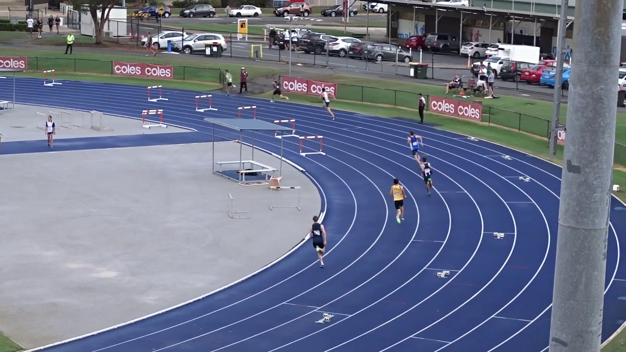 400m Hurdles U16, U17, U18, U20 & Open Men, Carlee Beattie Shield, QSAC, Brisbane 13/12/2019