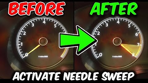 Activate Needle sweep/Gauge test/Staging/Indicator celebration with OBDeleven (works with VCDS)