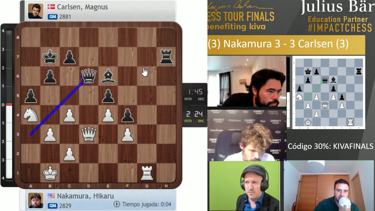 Réponse à @chessmeme3090 Part 2 - Magnus vs Hikaru in Armageddon #magn, Magnus  Carlsen