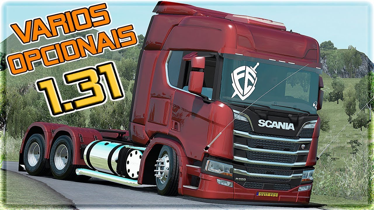 Caminhão New Scania Com Suspensão a Ar e Rebaixada Mods Ets2 1.43