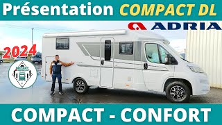 COMPACT et grand CONFORT  Présentation ADRIA compact DL collection 2024 *Instant CampingCar*