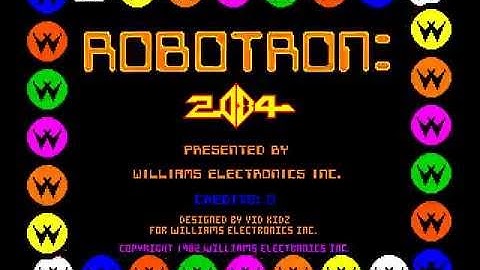 Arcade Game: Robotron 2084 (1982 Williams)