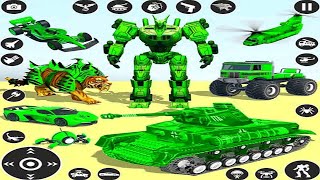 Army Tank Game Robot Car Games 2023 - Android Gameplay screenshot 4