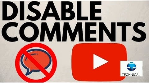Youtube Videos Ke Comments ON/ Off Kaise Kare|Youtube Comment Setting| by Technical127