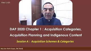 Knowledge Enabler Defence Acquisition Procedures: Chapter 1 Session 1 Acquisition Categories