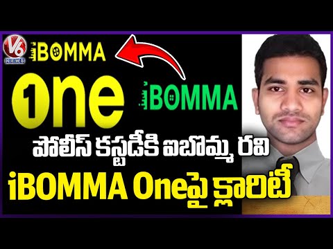 iBomma Ravi Taken into Custody by Cyber Crime Police | V6 News - V6NEWSTELUGU