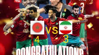 ملخص نهائي كأس القارات لكرة القدم داخل الصالة تايلاند 2022، المغرب ضد إيران.إنجاز التاريخي للمغاربة