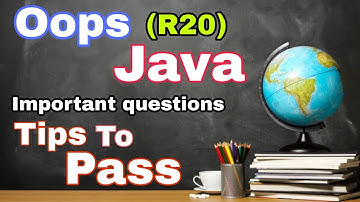 Oops Java Important questions R20