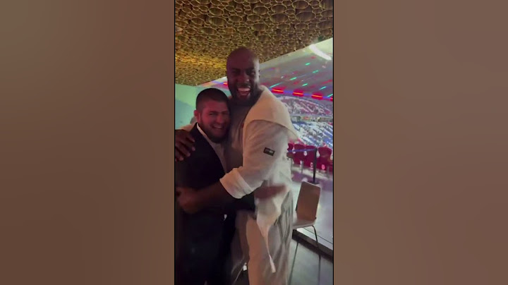 Khabib Nurmagomedov and Teddy Riner Olympic Judo Champion #khabibnurmagomedov