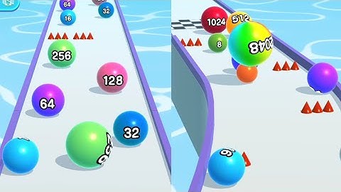 Ball Run 2048 🎱😷 - All Levels Gameplays  Android, iOS part 89