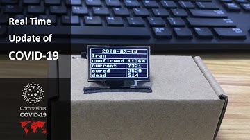 Real Time Update of COVID-19 - Use MakePython ESP32