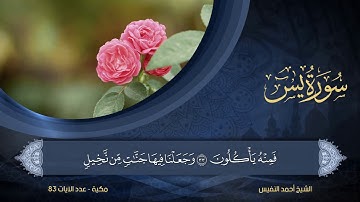 36 | سورة يس | الشيخ أحمد النفيس