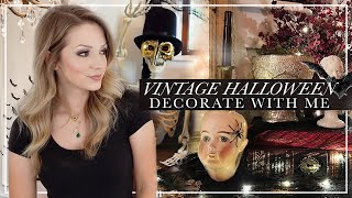 Victorian Inspired Halloween Decorate with Me // Thrifted Decor