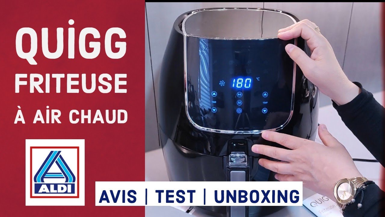 QUIGG Aldi Hot Air Fryer - Unboxing Review Test Airfryer Airfryer without  oil XXL arrival aldi - YouTube