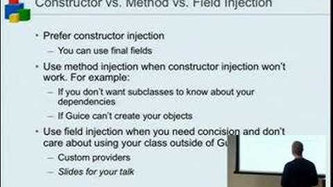 OSS Speaker Series - Java on Guice: Dependency Injection,...