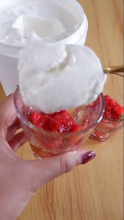 Simple & Super Healthy Snack with Heavenly Blush GREEK Yogurt #shorts