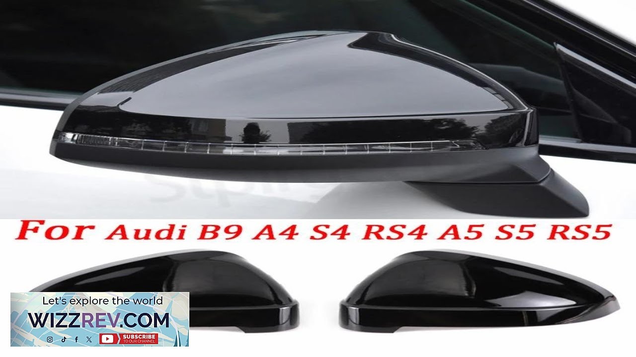 Premium Matte Silver Mirror Covers For Audi A4 B9 8W S4 RS4