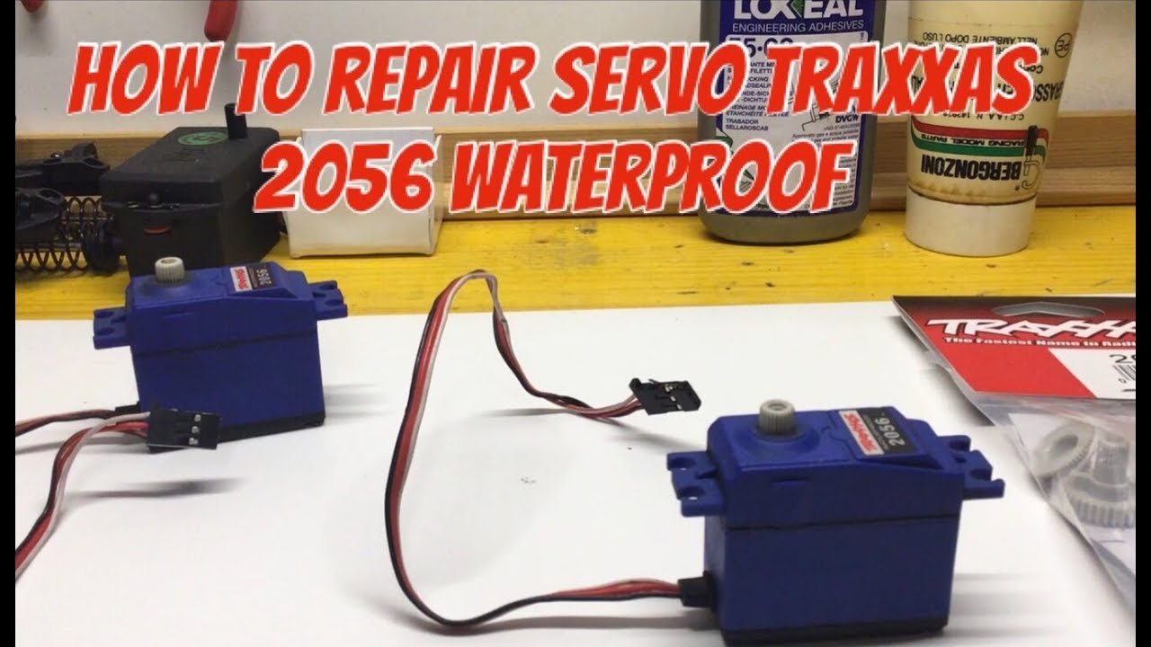 Traxxas servo 2056 waterproof come sostituire ingranaggi rotti ( DRRC STUNT ) YouTube
