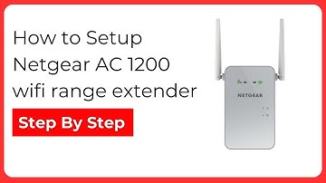 How to Setup Netgear AC1200 WiFi Range Extender