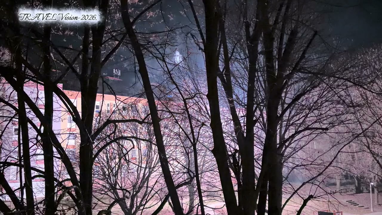 iPhone Air. 2026. Magán tűzijáték! Magyarország, Pécs. 2026. január 1., csütörtök 