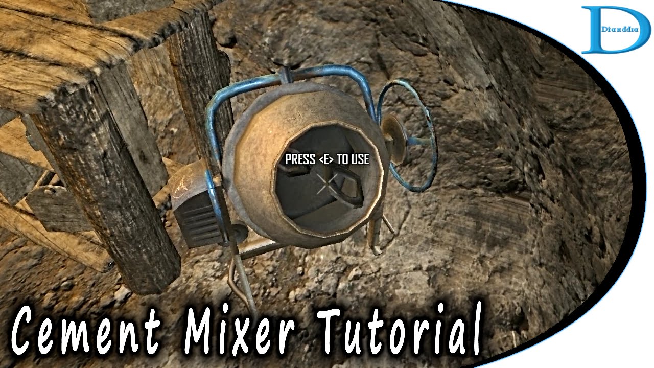 Cement Mixer Tutorial - 7 Days To Die Alpha 14 - YouTube