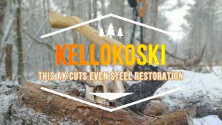 Этот топор рубит даже сталь! Реставрация старого финского топора This ax cuts even steel Restoration