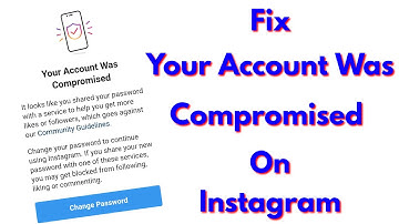 Fix instagram your account was compromised message | Problem Solved
